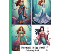 Mermaid in the World: Coloring Book
