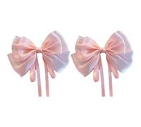 Mermaid Ji Pearlescent Satin Bow Hair Clip Women Summer Sweet Ribbon Spring Fairy Accessories(2PCS-5)