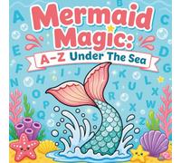 Mermaid Magic: A-Z Under The Sea: A Fun ABC Coloring Book for Toddlers | Learn Letters with Cute Mermaids, Sea Creatures & Underwater Adventures