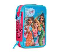 Mermaid Magic Mermaid Fever Estuche Escuela 3 Cremallera Siete 3 Compartimentos