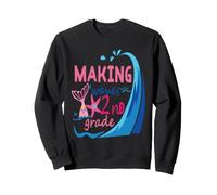 Mermaid Making Waves in 2nd Grade Girls Back to School Day Sudadera