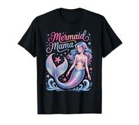 Mermaid Mama Mom Family Matching Happy Madres Day Women Camiseta