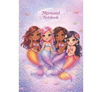 Mermaid Notebook for Girls Age 4-6: Wide Lined Draw and Write Journal | Half Blank & Lined Pages for Preschool, Kindergarten, Handwriting Practice, Creativity, and Storytelling