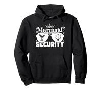 Mermaid Security Funny Bodyguard Gafas de Sol Family Squad Sudadera con Capucha