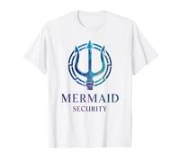 Mermaid Security - Funny Dad Girl Halloween & Uniform Family Camiseta
