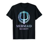 Mermaid Security - Funny Dad Girl Halloween & Uniform Family Camiseta