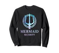 Mermaid Security - Funny Dad Girl Halloween & Uniform Family Sudadera