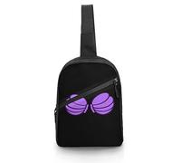 Mermaid Shell Sling Bag Crossbody Hombro Viaje Cofre Mochila Plegable Daypack para Deportes Compras Senderismo
