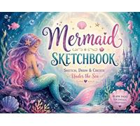 Mermaid Sketchbook for Girls: Blank Travel-Size Sketch Book for Kids & Tweens. Draw, Sketch, Paint, Color, Write, or Doodle.