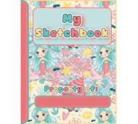 Mermaid Sketchbook for Kids: Magical Under-the-Sea Drawing Pad for Preteens & Young Artists - 120 Blank Sketch Pages with Easy Tear-Out Guide Lines + ... - Large 8.5 x 11 Coloring & Drawing Notebook