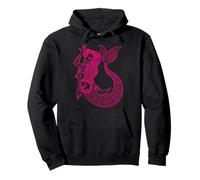 Mermaid Tattoo Vintage Mermaid Art Tattoo Girls Sailor Sudadera con Capucha
