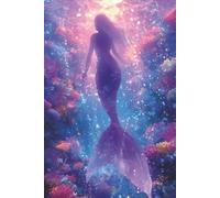 Mermaid Thoughts & Salty Secrets: A Magical Notebook for Ocean Lovers, Daydreamers, and Secret Keepers: A Colorful Blank Journal with Affirmations, Prompts, and Space to Create with color interior