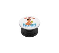 Mermaid Vibes Only Black Girl Magic Melanin para Mujeres y niñas, diversión PopSockets PopGrip Adhesivo