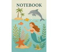 Mermaid Whisper Notebook: A cute mermaid notebook perfect for taking notes scribbling or writing creatively.