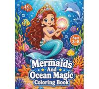 Mermaids and Ocean Magic Coloring Book