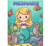 Mermaids Coloring Book: 20+ Mermaid Coloring images (Kids Coloring Books)