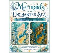 Mermaids of the Enchanted Sea White Line Art Ink Tracing & Reverse Watercolor Coloring Book Featuring Fantasy Mermaids, Underwater Fantasy & Ocean Sea ... & Drawings Reverse Watercolor Coloring Book)
