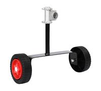 Mermajestic Estabilizadores para recortadoras, ruedas universales para control de malezas, ruedas auxiliares ajustables para podar, ruedas para desbrozadora, accesorios para desbrozadora de césped