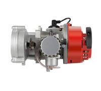 Mermajestic Motor de 2 tiempos de 49 cc para Pocket Bikes, Mini Dirt Bike y ATV. Potente motor de un solo cilindro refrigerado por aire con encendido electrónico, velocidad máxima de 48 km/h