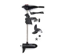 Mermajestic Motor fuera de borda eléctrico de 12V 1300R/min Motor fueraborda eléctrico para barco de pesca 552W con 3 palas 50db Caja de cambios ajustable