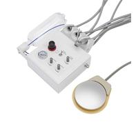 Mermajestic Turbina dentada de 4 agujeros, eliminador de sarro con boquilla de precisión y manguera flexible, depósito de agua de 600 ml y jeringa triple para consultas dentales profesionales