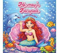 Mermay's Fairytale : Mermaid Coloring Book: A Cute and Relaxing Mermaid Coloring Book for Kids Ages 3-8