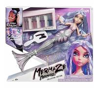Mermaze Mermaidz Muñeca de moda - ORRA - Sirena con pelo multicolor y función de cambio de color - Incluye gomina para el pelo con purpurina y accesorios - Articulada - Coleccionable - Edad: 4+ años