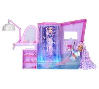 Mermaze Mermaidz Salon de Belleza con Cambio de Color - Luces Multicolores, Pared de Burbujas, Ducha de Profesional, bañera, estación de Belleza y 19 Accesorios - para Mayores de 4 años