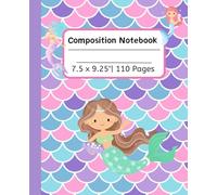 Mermazing Notes & Doodles| Mermaid Composition NoteBook: Notes from a Deep Blue Mind| 110 Pages