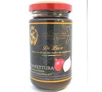 Mermelada de cebolla roja de Tropea IGP De Luca, antigua Tradición, tarro de cristal de 230 g, elaborado con mermelada fresca 100% italiana Made in Calabria
