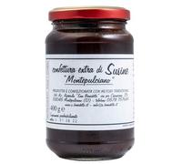 Mermelada de ciruela San Benedetto - Producto artesanal italiano (1 tarro de 400 gramos)