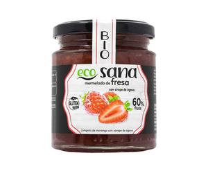 Mermelada de fresa extra orgánica 255g Ecosana