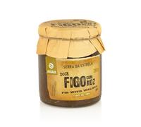 Mermelada de Higo y Nuez - Frasco de 280g - Sabor Dulce y Textura Crujiente - Ideal para Postres y Desayunos - Sin Colorantes ni Conservantes - Producto Gourmet de Origen Portugués