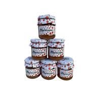 Mermelada extra de albaricoque, elaborada con fruta bio de Zaragoza, ideal para desayunos, meriendas y postres, 80% de fruta, receta tradicional, pack 6 x 200 g