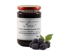 Mermelada extra de moras San Benedetto - Producto artesanal italiano (1 tarro de 320 gramos)