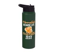 Mermelada porque la vida necesita un poco de ralladura Mermelada Stainless Steel Insulated Water Bottle
