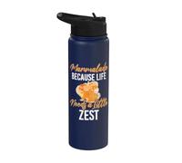 Mermelada porque la vida necesita un poco de ralladura Mermelada Stainless Steel Insulated Water Bottle