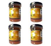 Mermeladas Natural , Sin Gluten, 210 Gr, Ver Sabores - Pack 4 - 6 - 8 Unidades . Esencia Andalusí (Pera y Vainilla, 4 Unidades)