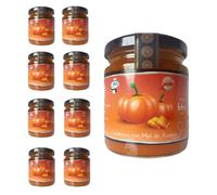 Mermeladas Natural , Sin Gluten, 240 Gr, Ver Sabores - Pack 4 - 6 - 8 Unidades . Esencia Andalusí (Calabaza con Miel de Azahar, 8 Unidades)