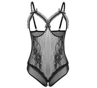 MERNEL Ropa Sexual Lencería Sexy for Mujer Sexual Lencería Porno Ropa Interior erótica Hueca Babydoll Traje Femenino Vestido de Encaje Sexi Teddy Apparel Mujer (Color : 9, Size : S)
