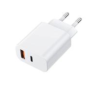MEROM 30W Cargador USB A y C Dual Port Fuente de Alimentación QC3.0 PD para i Phone 16 15 14 13 12 Pro MAX Plus 11 8 X XR Huawei Xiaomi Samsung Galaxy S22 S21 iOS Android Adaptador Universal