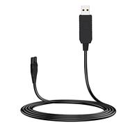 MEROM Cable de alimentación USB de 15 V, compatible con afeitadora Philips HQ8505 9000 7000 5000 3000 Serie Multigroom Pro All-in-One Grooming Trimmer Precision Bodygroom Ldekabel cargador