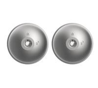 MERONI Cerradura antirrobo para vehículo utilitario UFO2 con cierre manual, Gris (2 Piezas)