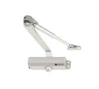 MERONI SERRATURE Cierrapuertas Aéreo de Fuerza Variable con Brazo de Retención a 90º - Cierra Puertas Ambidiestro, Ideal para Puertas de Madera, Aluminio y Metal - Certificado y Fácil de Instalar