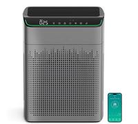 MERONTE Purificadores de aire para el hogar, habitación grande de hasta 1690 pies cuadrados con monitor de calidad del aire PM 2.5, compatible con Wi-Fi y Alexa, filtro HEPA, entrada de aire de doble