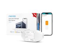 Meross Abridor de Puertas de Garaje Inteligente, Control Remoto y de Voz, Función de Cronómetro, Compatible con Apple HomeKit, Alexa, Google Asistente y SmartThings