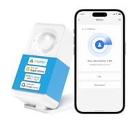 Meross Matter Detector de Presencia, Sensor de Presencia con Cable, Wi-Fi Sensor de Movimiento con App-notificaciones, Soporta HomeKit, Alexa, Google Home y Home Assistant, No Requiere Hub