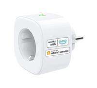 Meross Enchufe Inteligente WiFi, Enchufe WiFi 16A de Temporizador de Control Remoto, Compatible con Alexa, Apple HomeKit y Google Home, 3680W