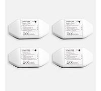 Meross Interruptor Inteligente Universal, Interruptor WiFi 10A DIY, Compatible con Alexa, Google Home y SmartThings, Interruptor WiFi con Control de Voz, Control Remoto, 4 Piezas