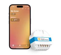 Meross Interruptor Inteligente WiFi | Neutro Necesario | Control Remoto & Control por Voz | Smart Relé - 10A | Compatible con Apple HomeKit, Alexa y Google Home | 2,4 GHz | 1 Pieza